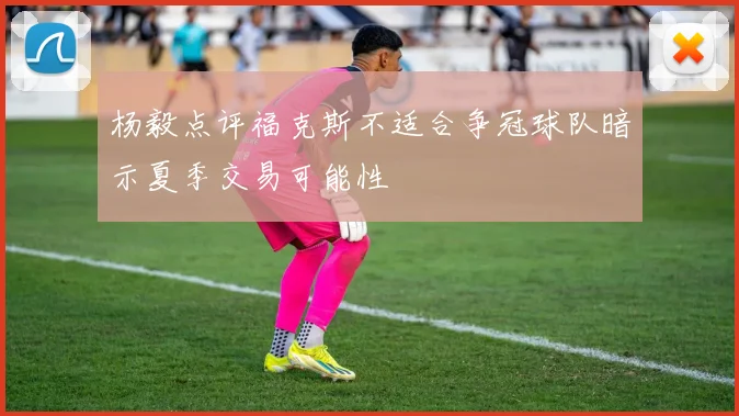 杨毅点评福克斯不适合争冠球队暗示夏季交易可能性